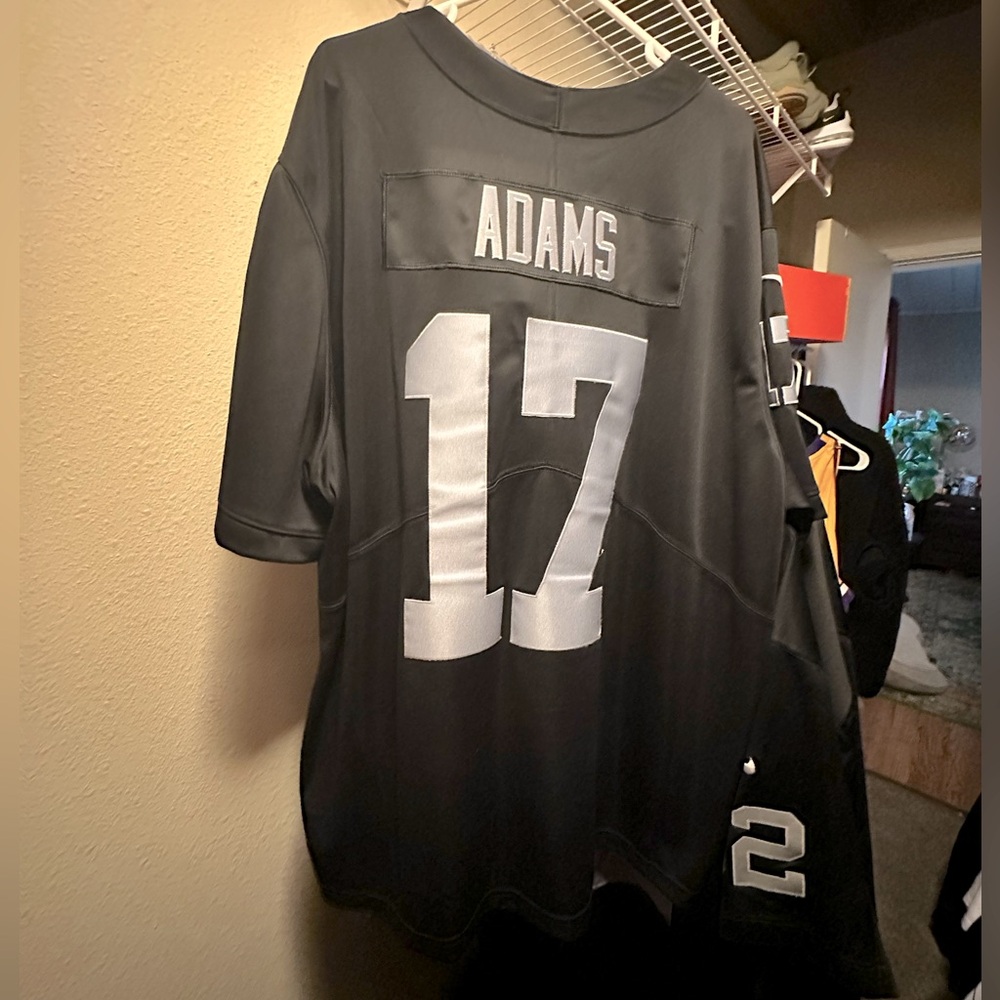 Adam’s raiders jersey